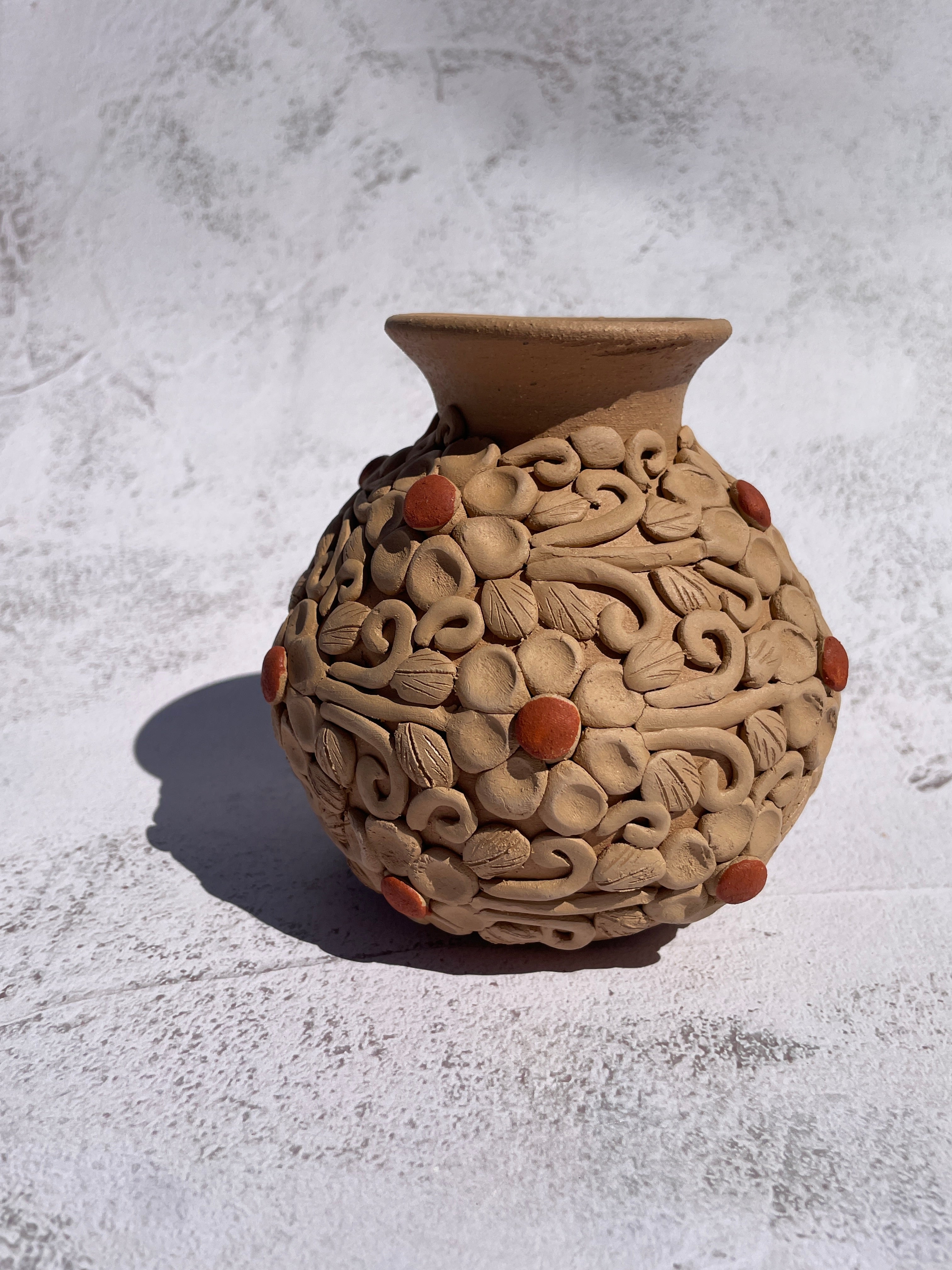 Oaxaca Pottery Small Vase Mexican Vase
