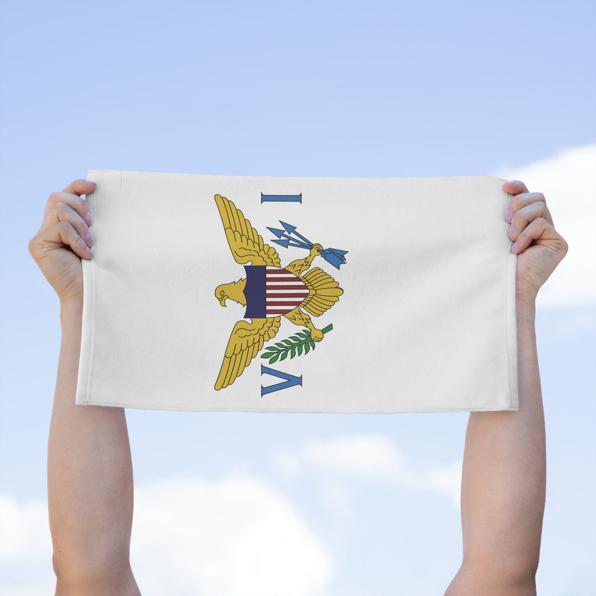 Virgin Islands Flag Rally Towel