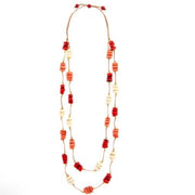 Caribbean Emerald Cherry Necklace