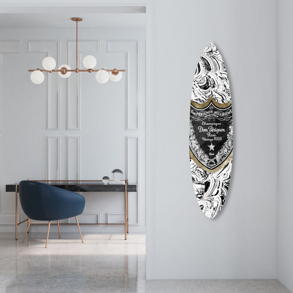 Champagne Surfboard Lux