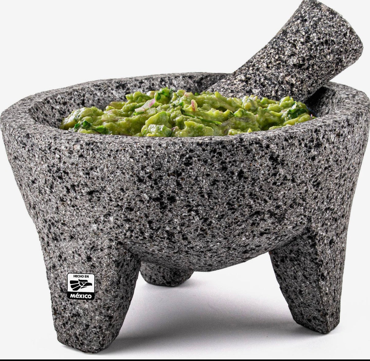 Molcajete Original 100% Lava Volcanic Stone Mortar and Pestle - Versatile Kitchen Tool for Grinding and Crushing Ingredients - Utensils