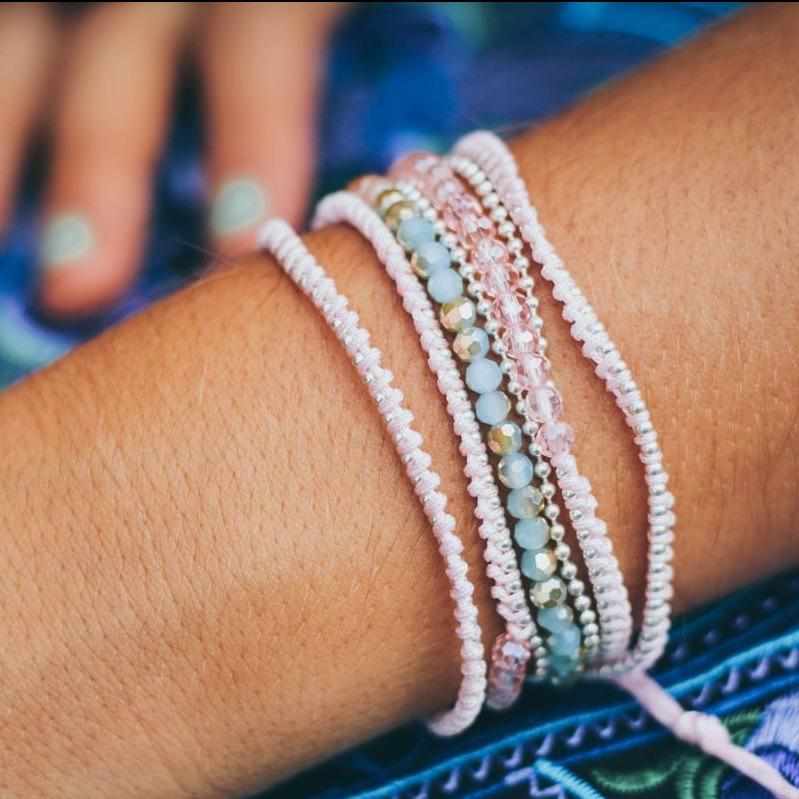 Anita Bead and Chain Wrap Bracelet Necklace – Thailand