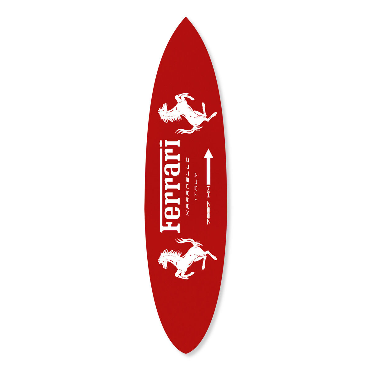 Cavalleria Rossa Road Sign Surfboard