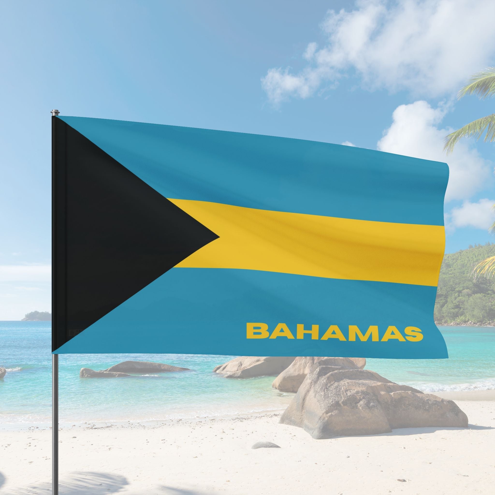 Bahamas Flag Wall Art