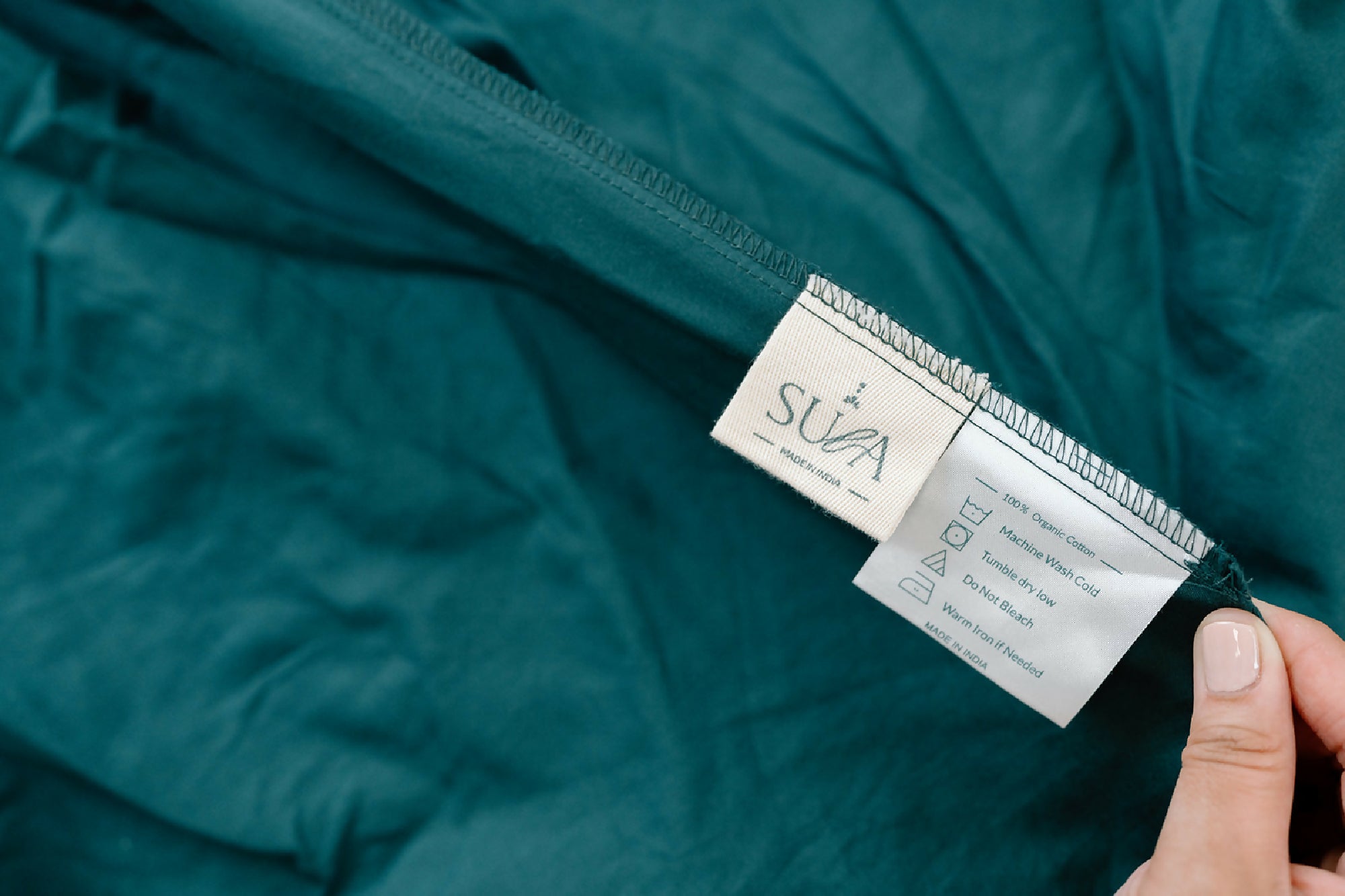 Organic Cotton Sheet Set Mayura Teal