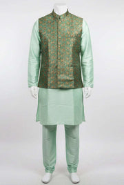 Green kurta set