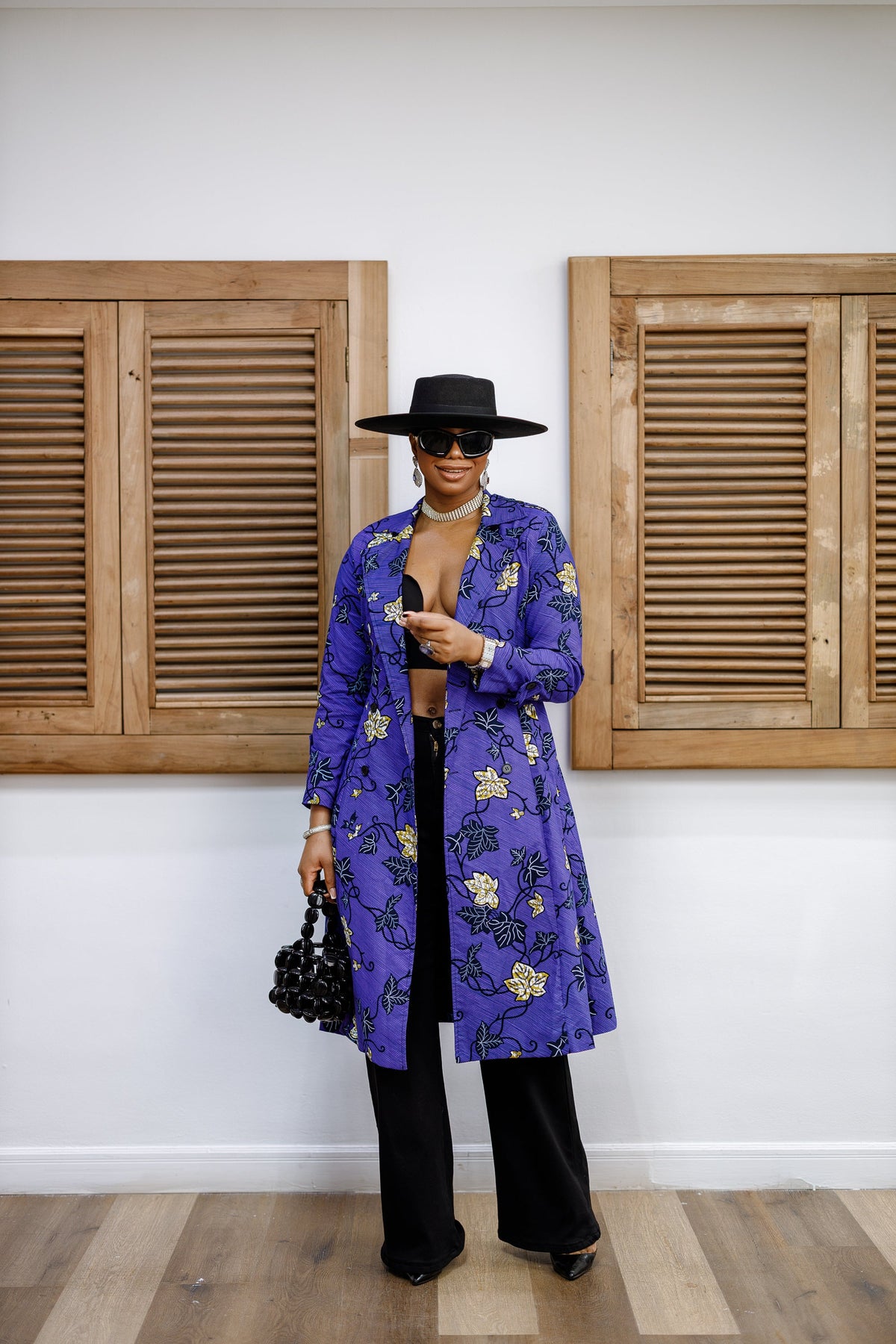 MORAYO AFRICAN PRINT TRENCH COAT DRESS