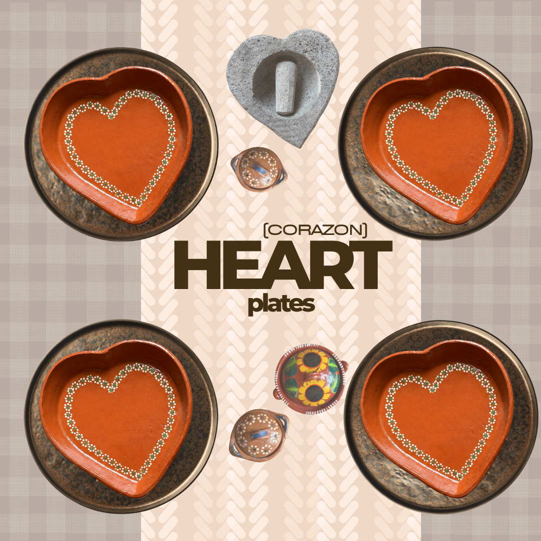 Heart-Shaped Barro Plate