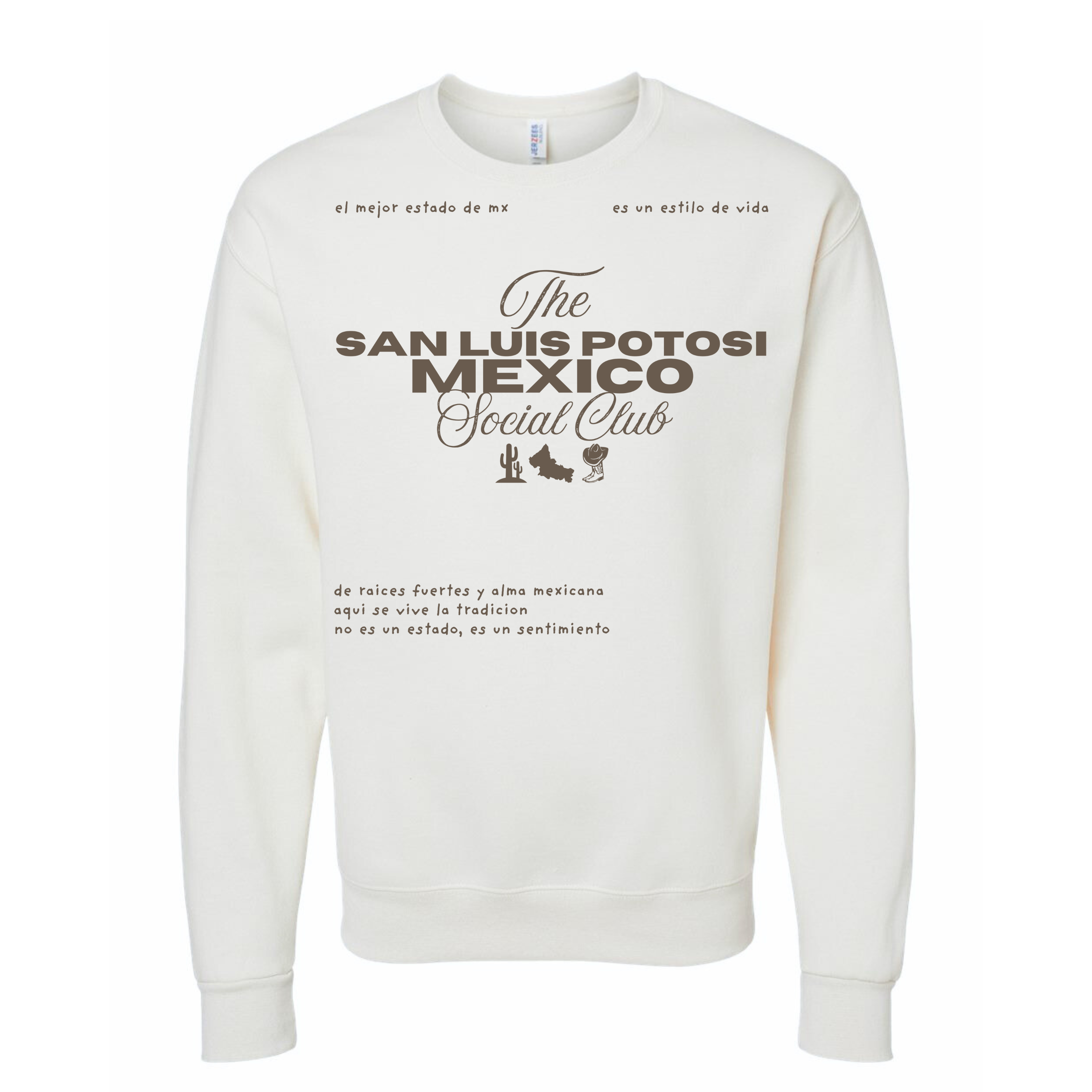 SLP San Luis Potosí Social Club Crewneck • Tee