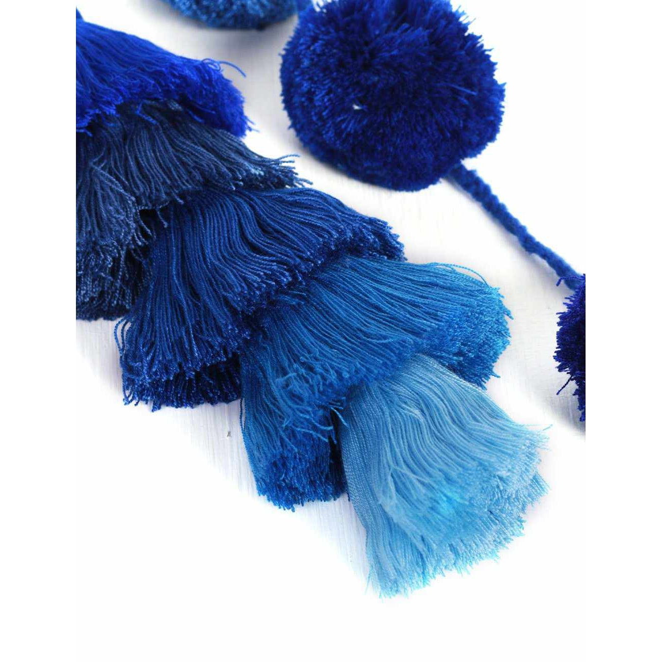 Bonita Boho Rainbow Tassel & Pom Pom Charm | Bag Accessory | Handmade in Thailand