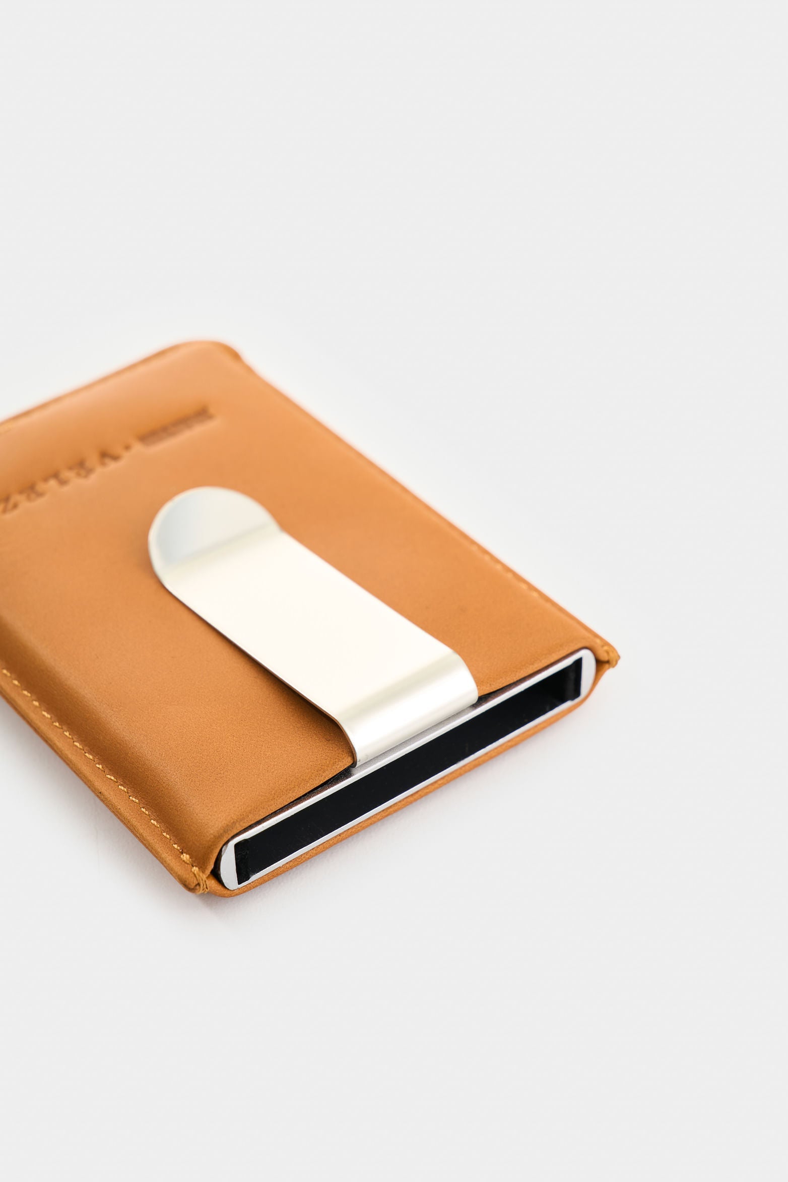 Miniwallet leather document holder for men