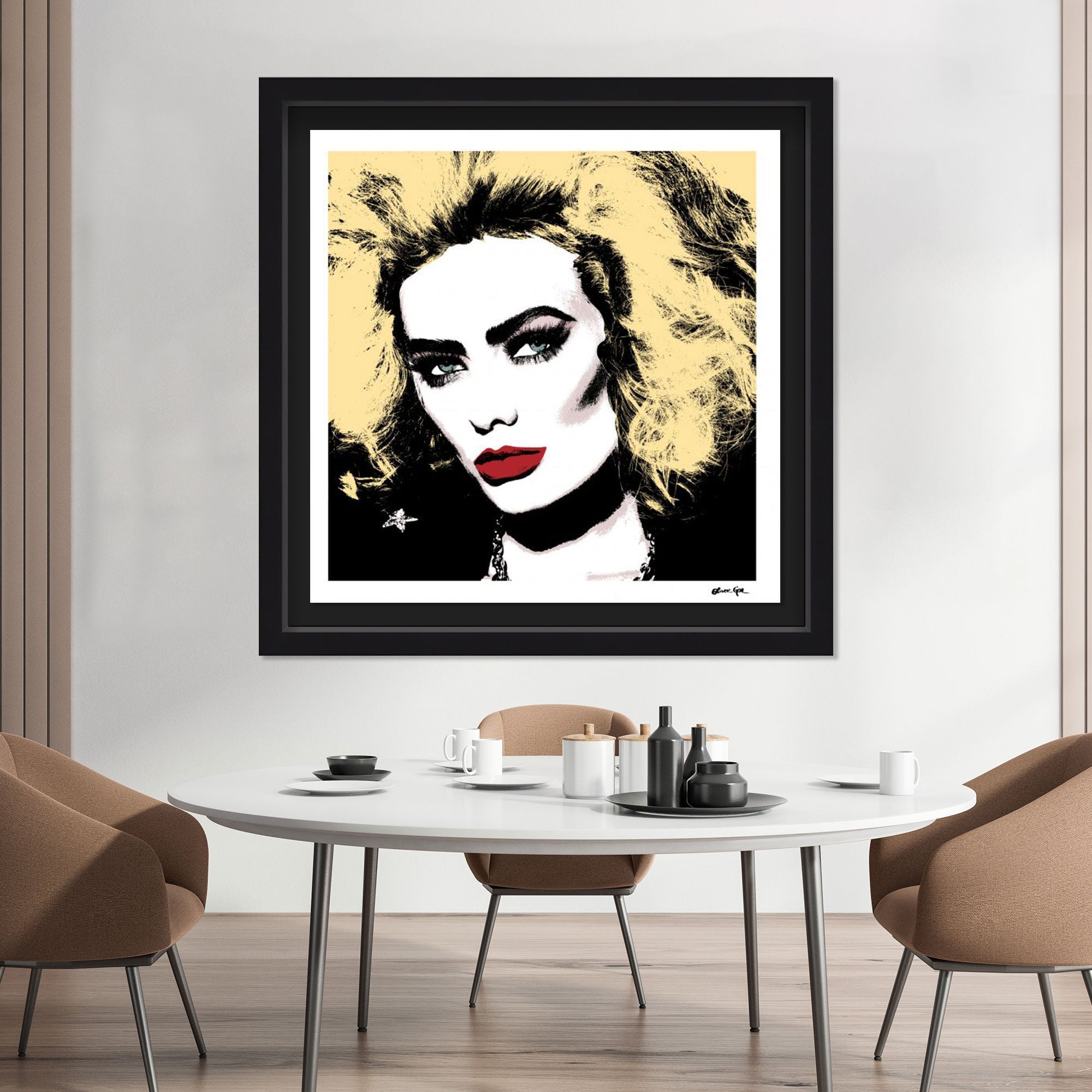 Discodiva 54 - Displayed in a shadowbox