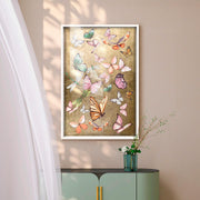 Flying Over Gold - With Hand-Applied Gold Leaf