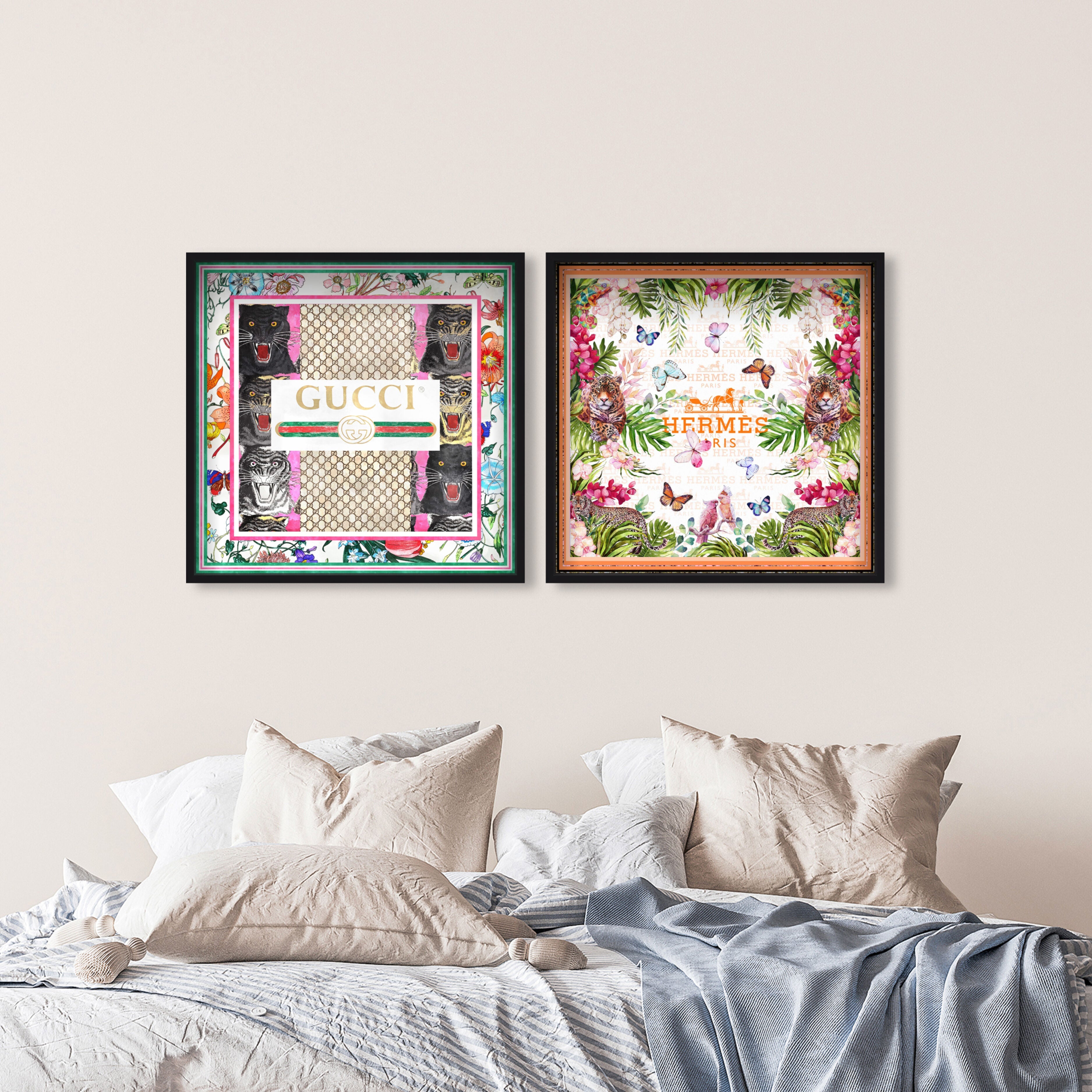 Grand Jungle Fashion SET - Displayed in a shadowbox