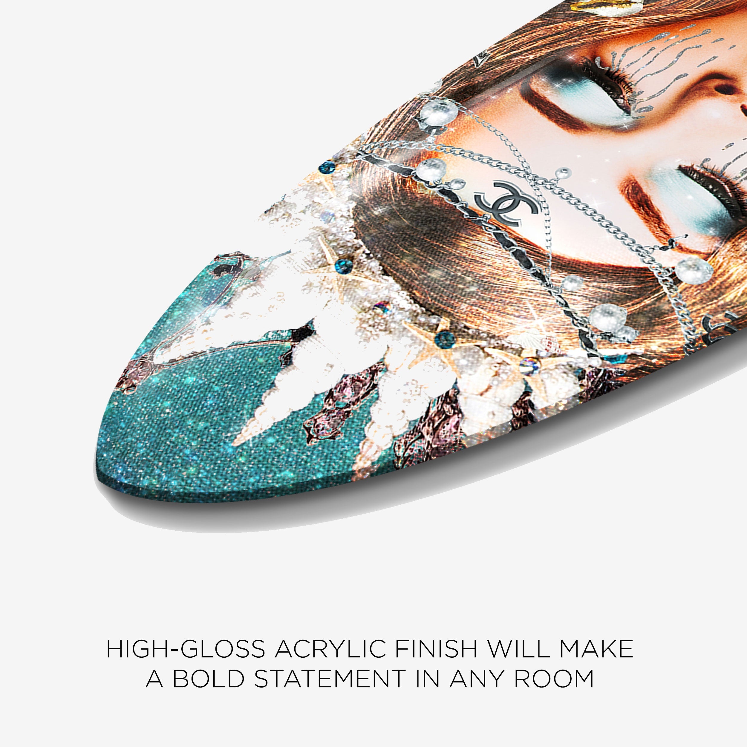 Tales of a Mermaid - Decorative Acrylic Surfboard