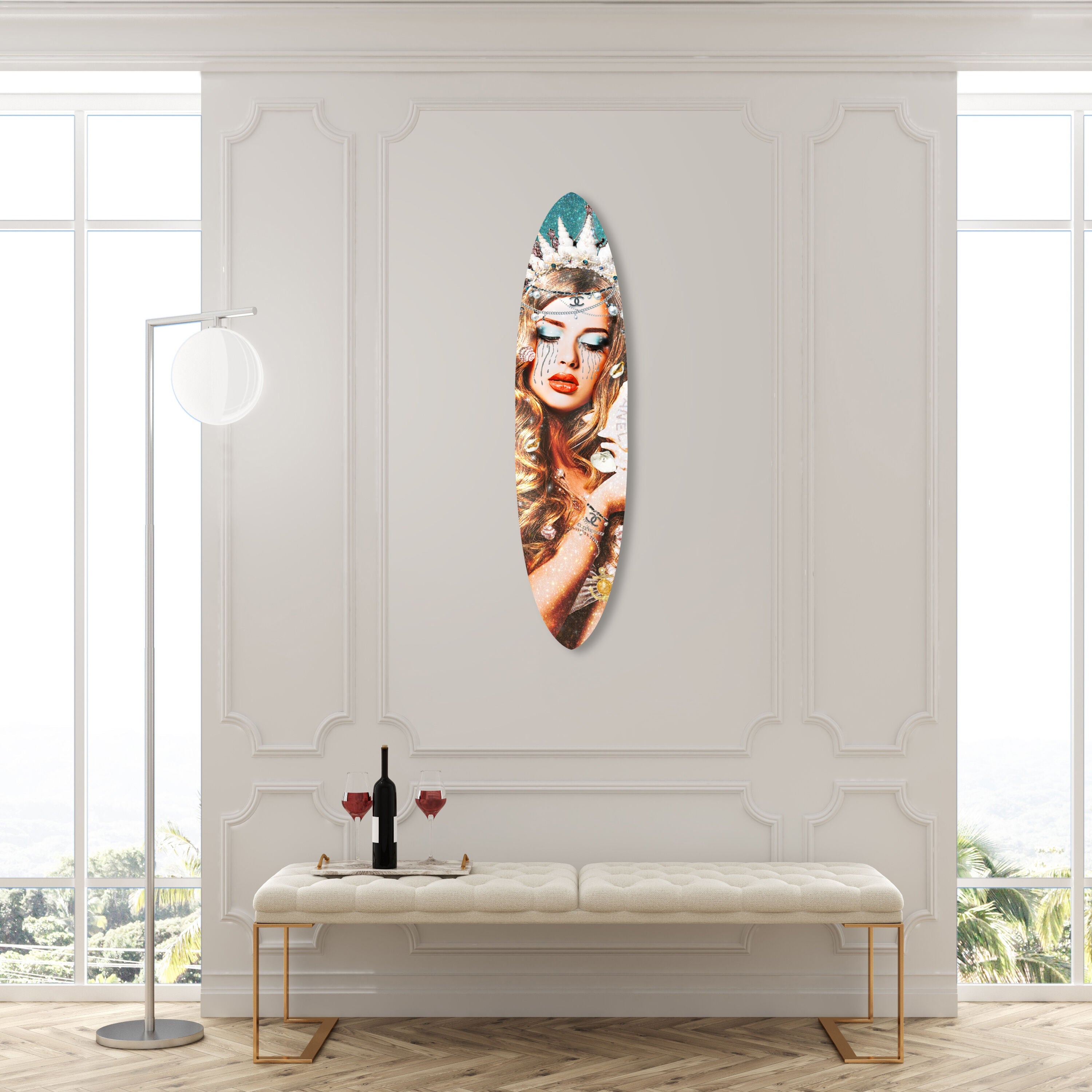 Tales of a Mermaid - Decorative Acrylic Surfboard