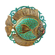 Turquoise Fish in the Sea