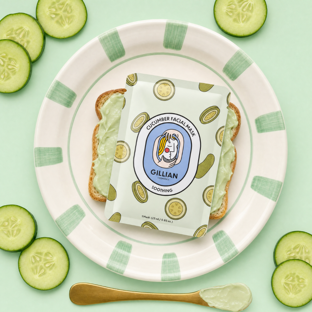 Gillian Cosmetics Cucumber (Soothing) Sheet Mask