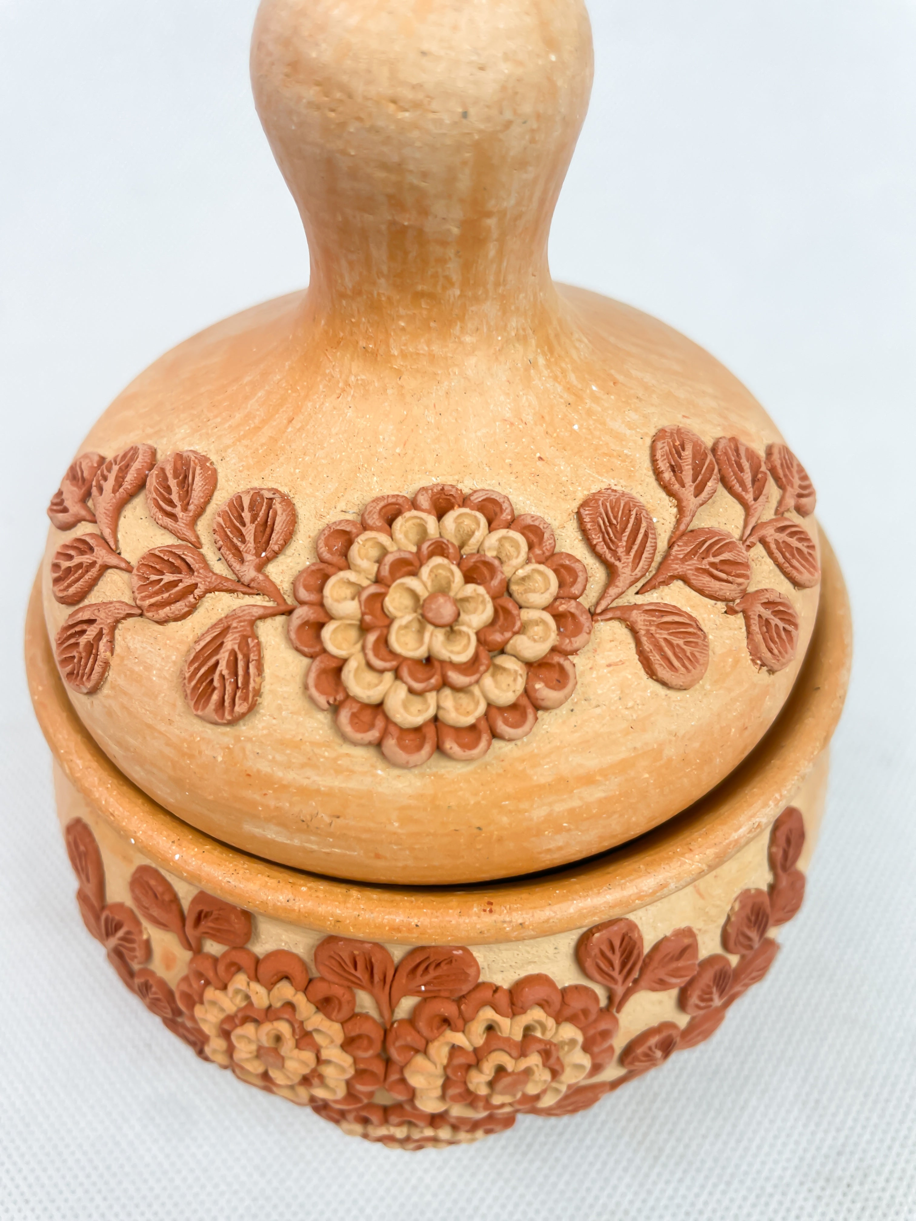 Velasco Oaxaca Red Clay Sugar Bowl - Azucarera Barro