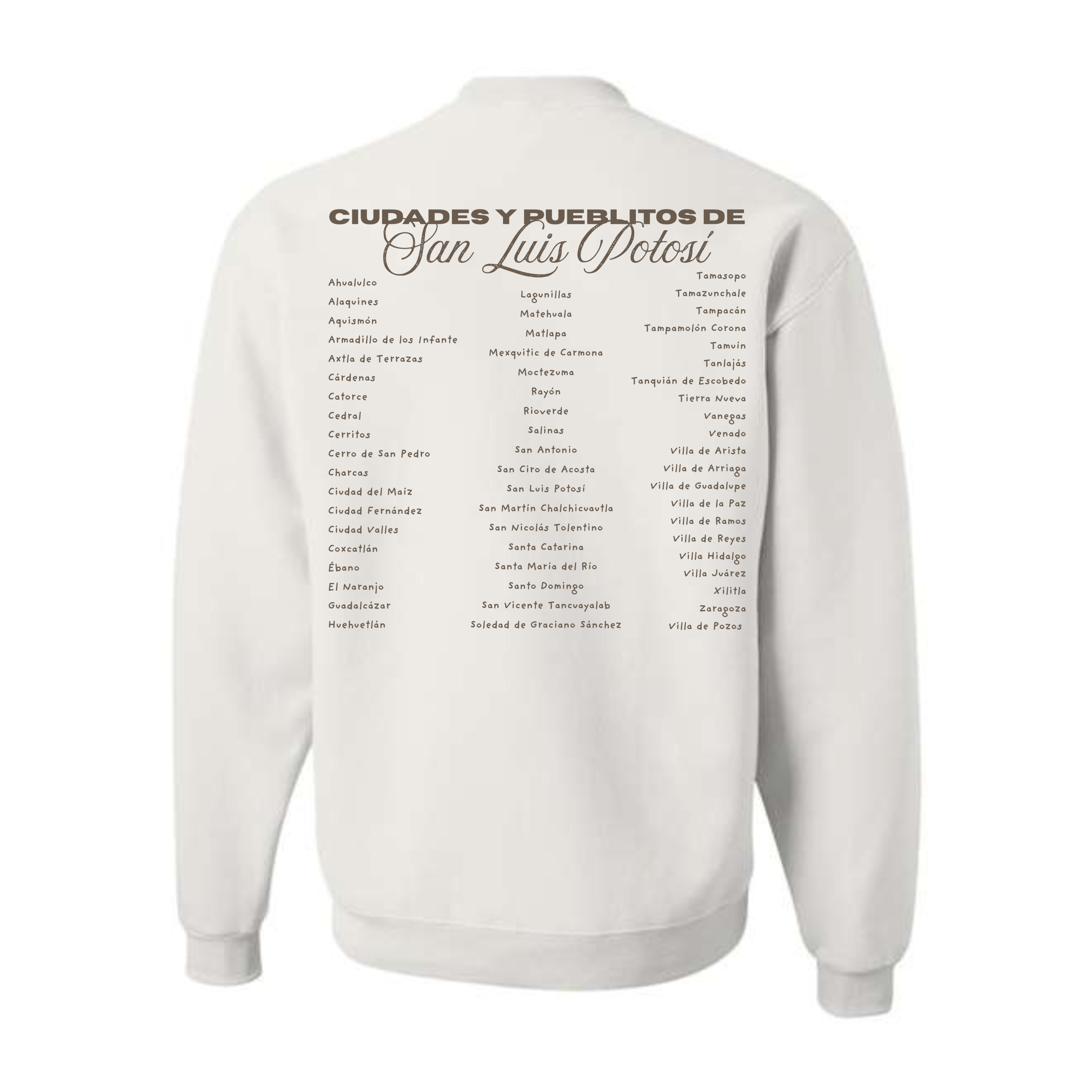 SLP San Luis Potosí Social Club Crewneck • Tee