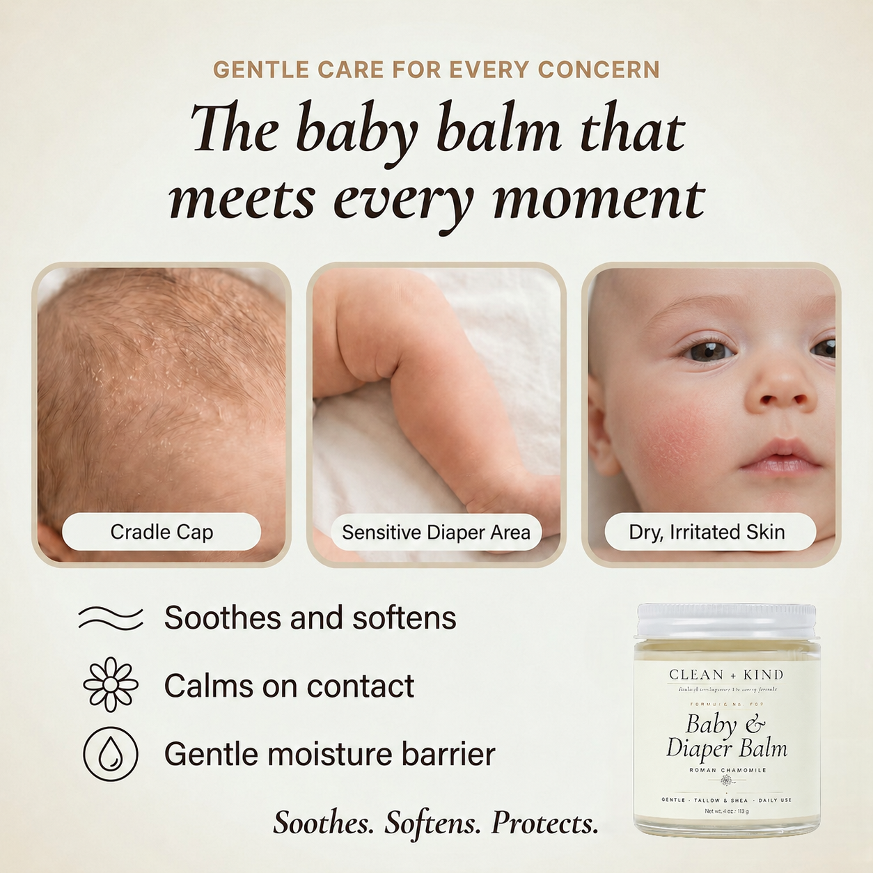 Gentle Baby & Diaper Rash Cream