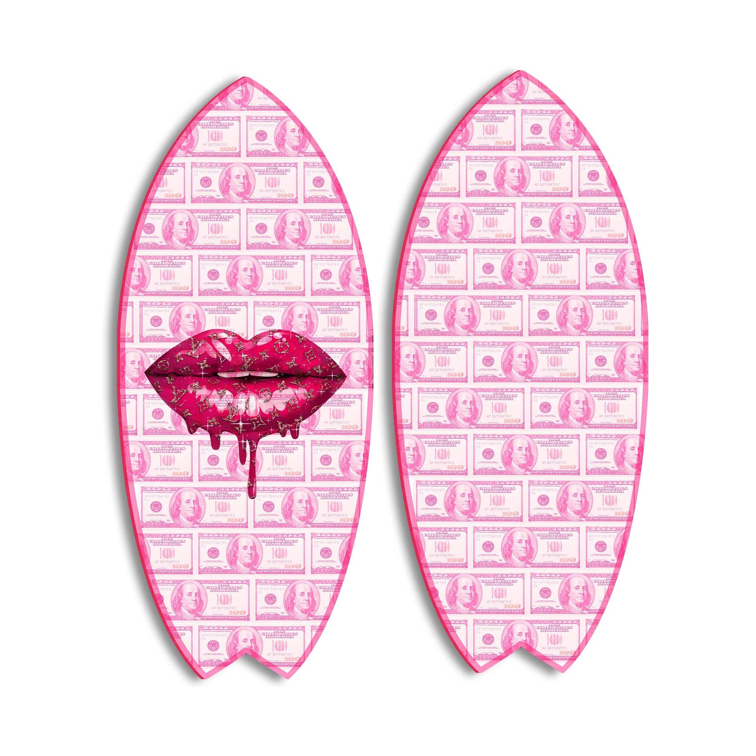 Doll Money Talk Lips Skimboard - 2 Piece Set