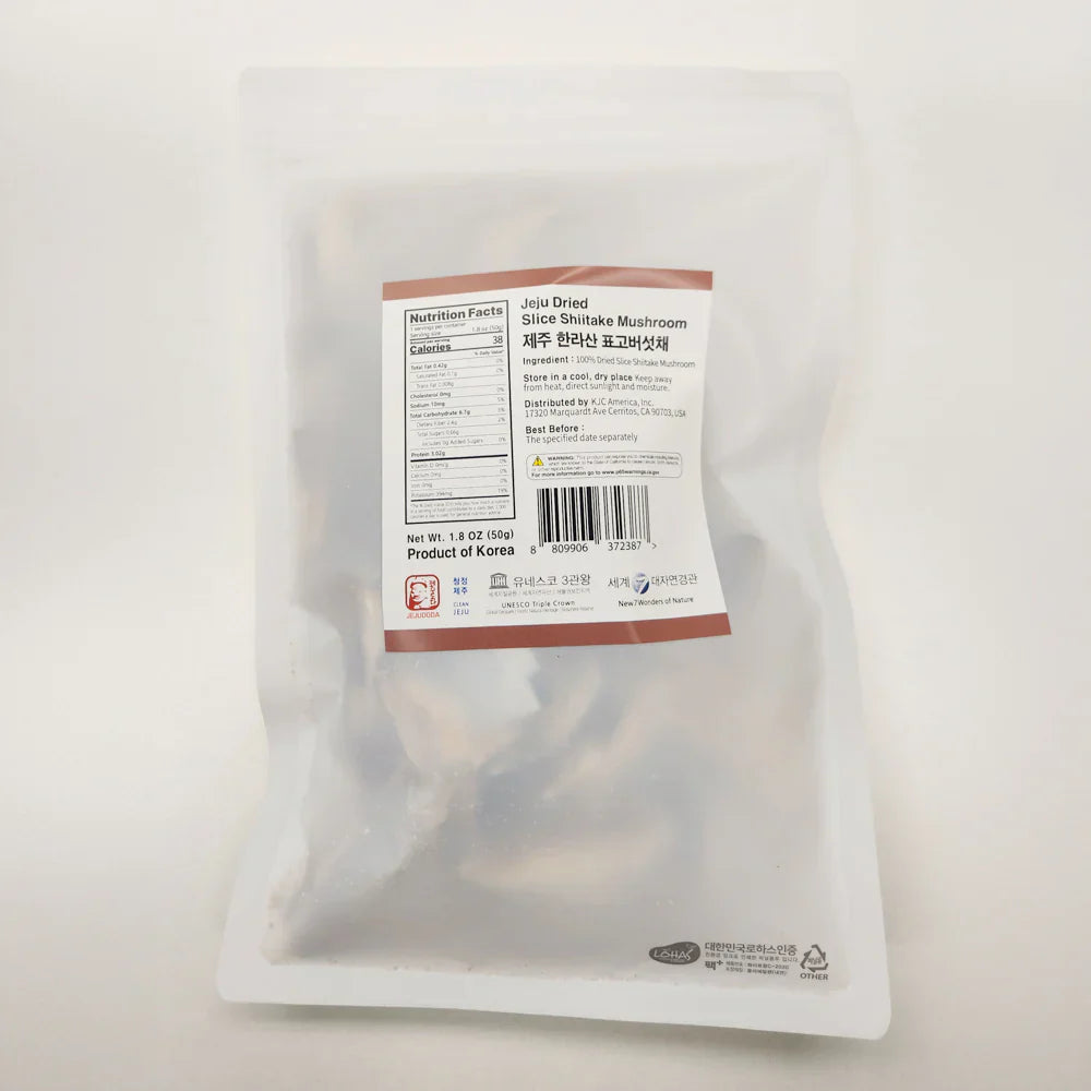 Jeju Hallasan Sliced Shiitake Mushrooms (50g)