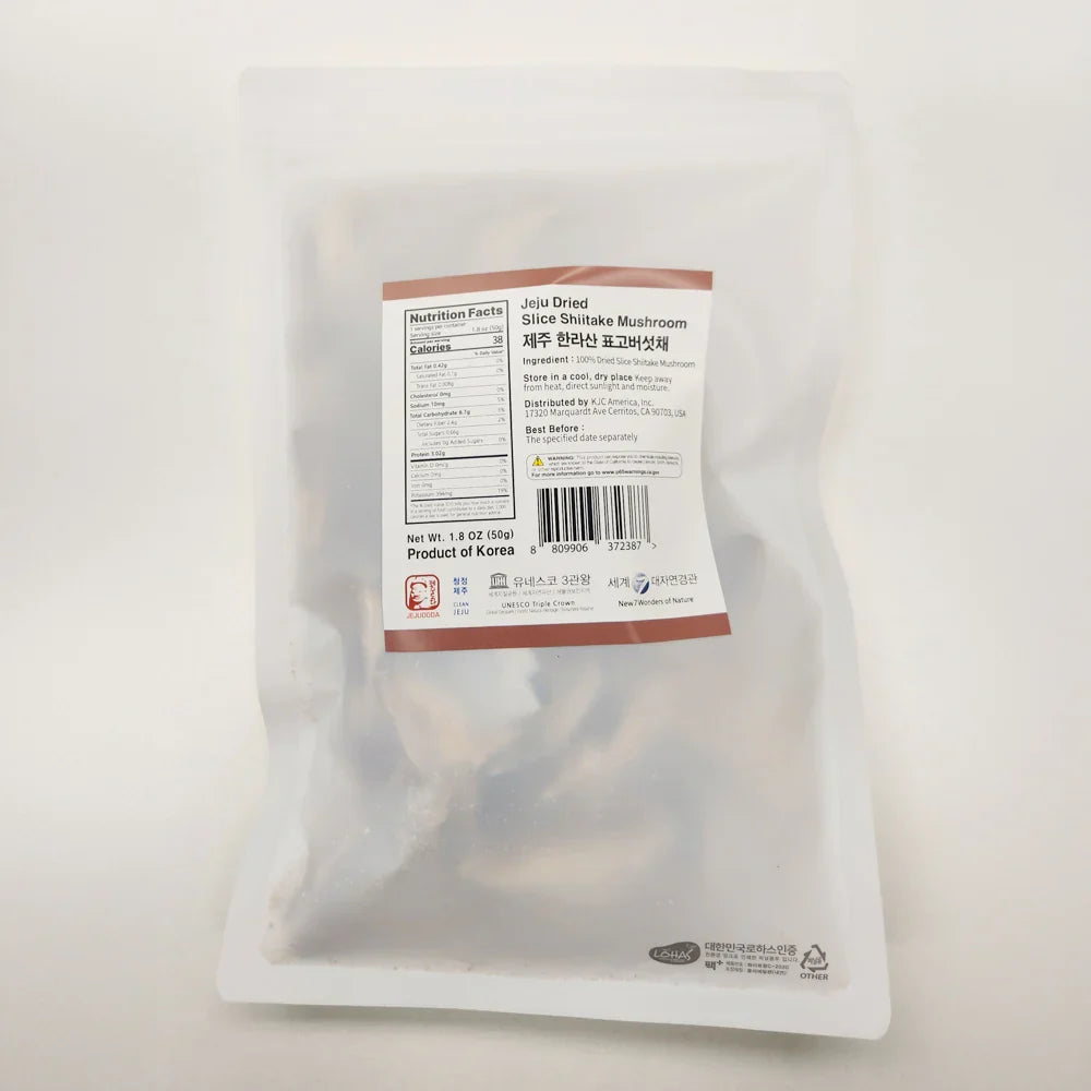 Jeju Hallasan Sliced Shiitake Mushrooms (50g)