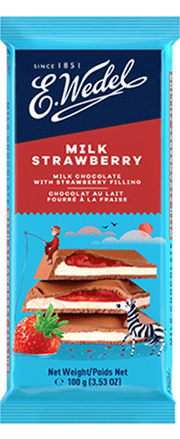 Wedel Milk-Strawberry Chocolate (Truskawkowa) 100g