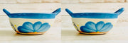 2 Terra Cota Mexican Clay Salsa Bowls 2 Platos Salseros de Barro