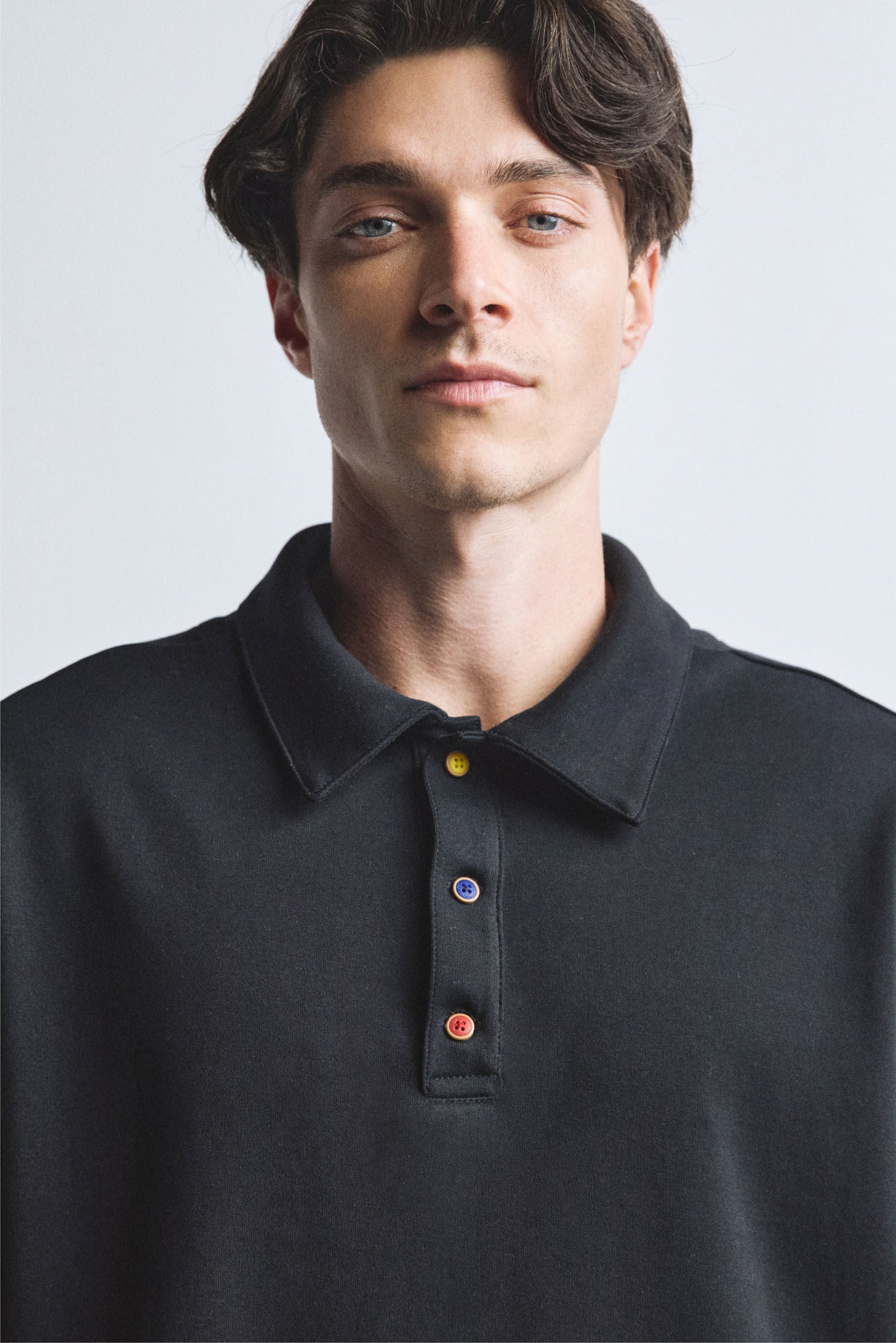 Spring short sleeve polo for men