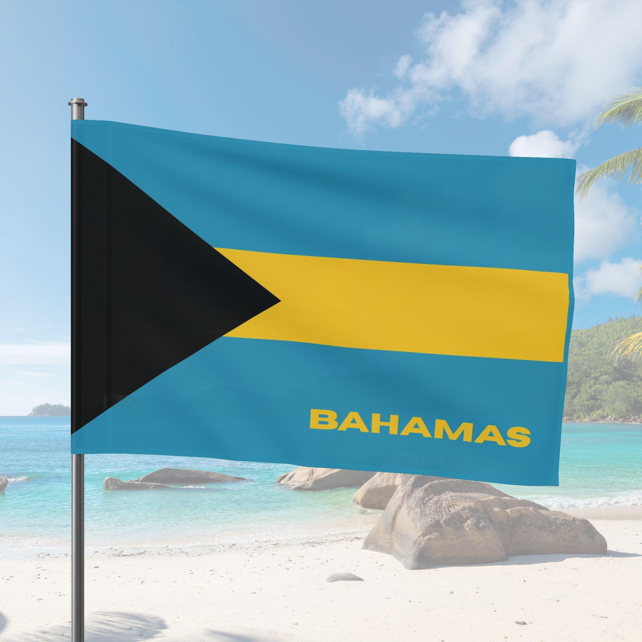 Bahamas Flag Wall Art