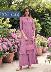 Summer Cotton Kurti plazzo set