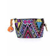 Geometric Boho Coin Purse with Lobster Clasp  - Thailand