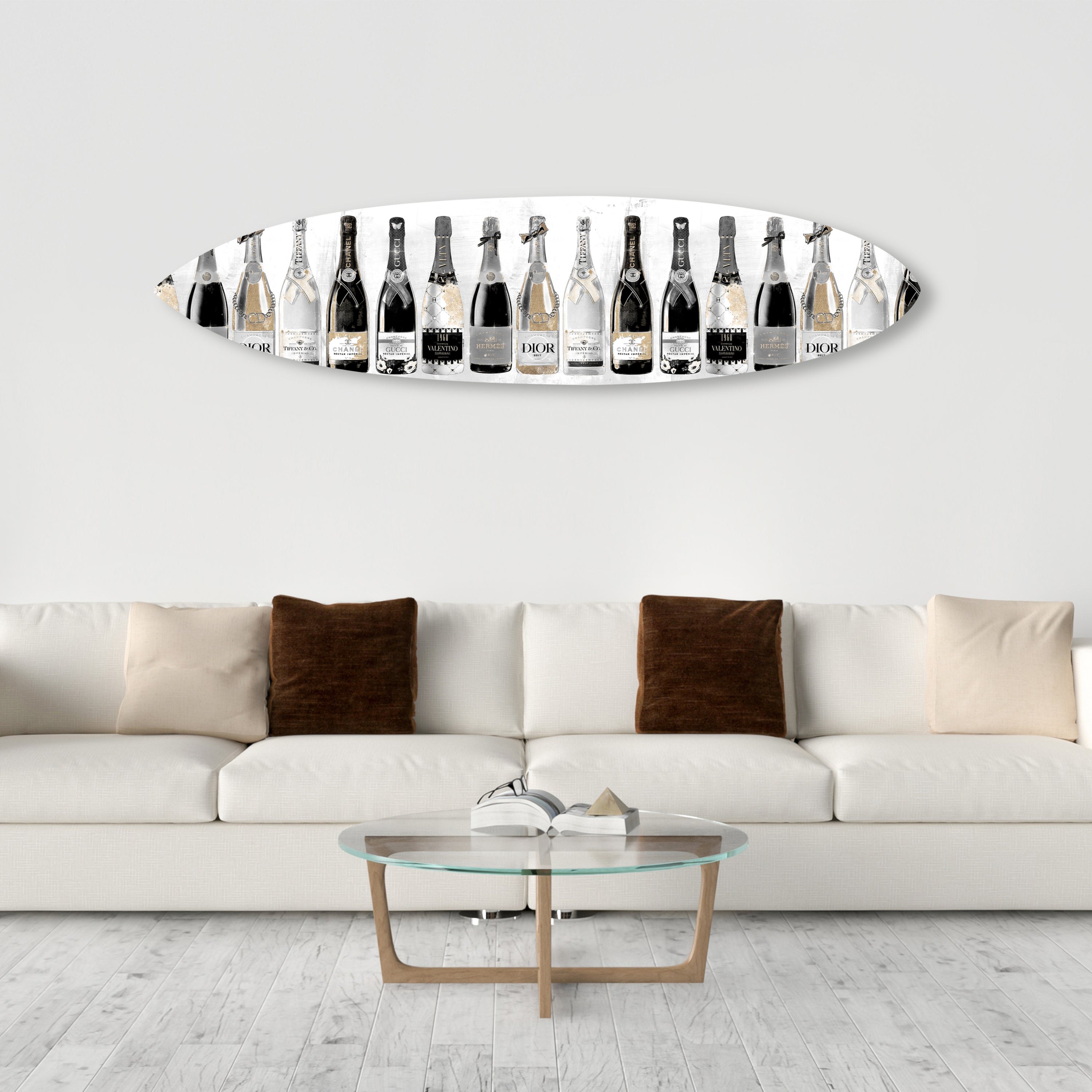Fashion Champagne Galore Day Surfboard