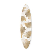 Gold Coral Fan 2 Surfboard