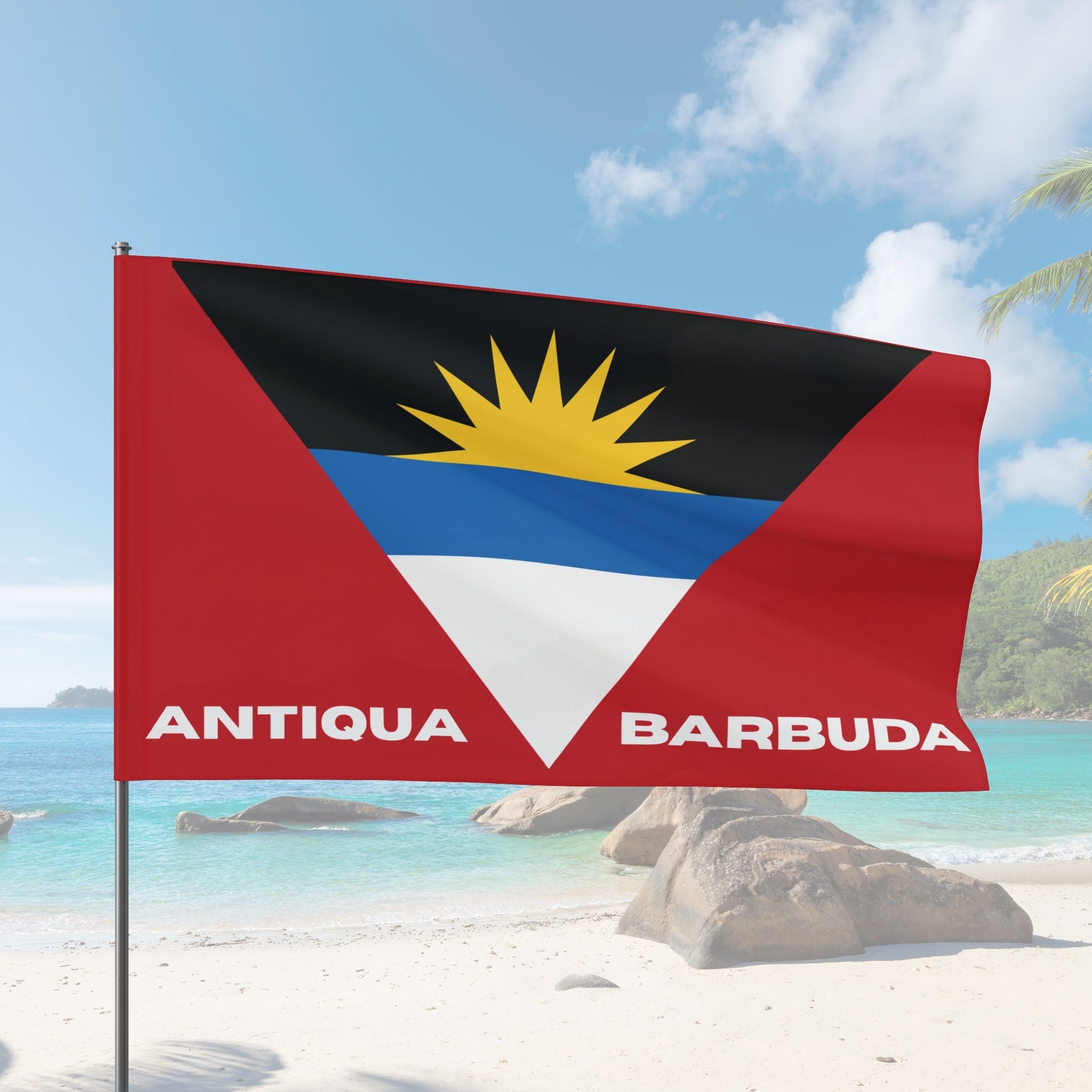 Antigua and Barbuda Flag Wall Art