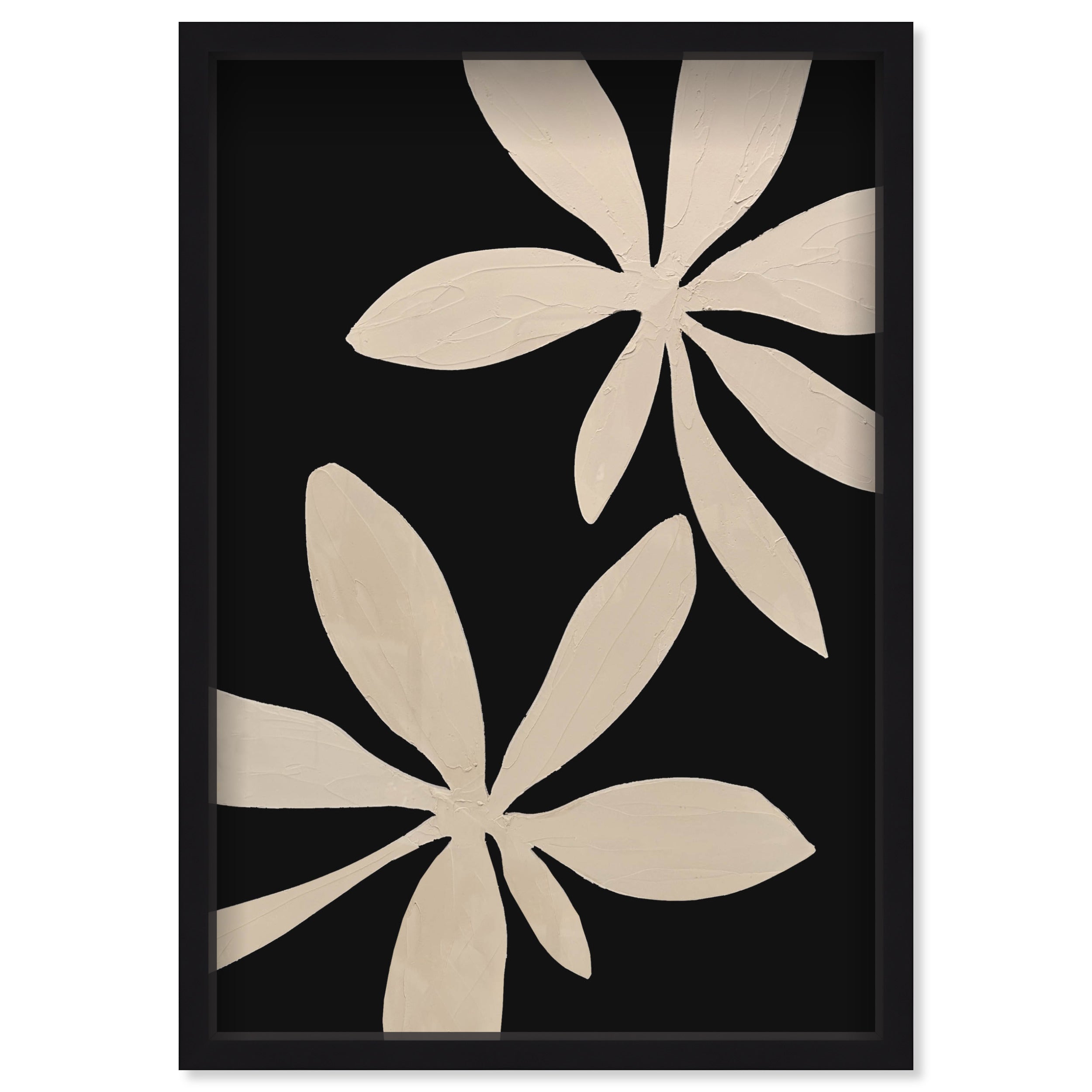 Dark Dahlia III - Sculptural 3D Wall Decor