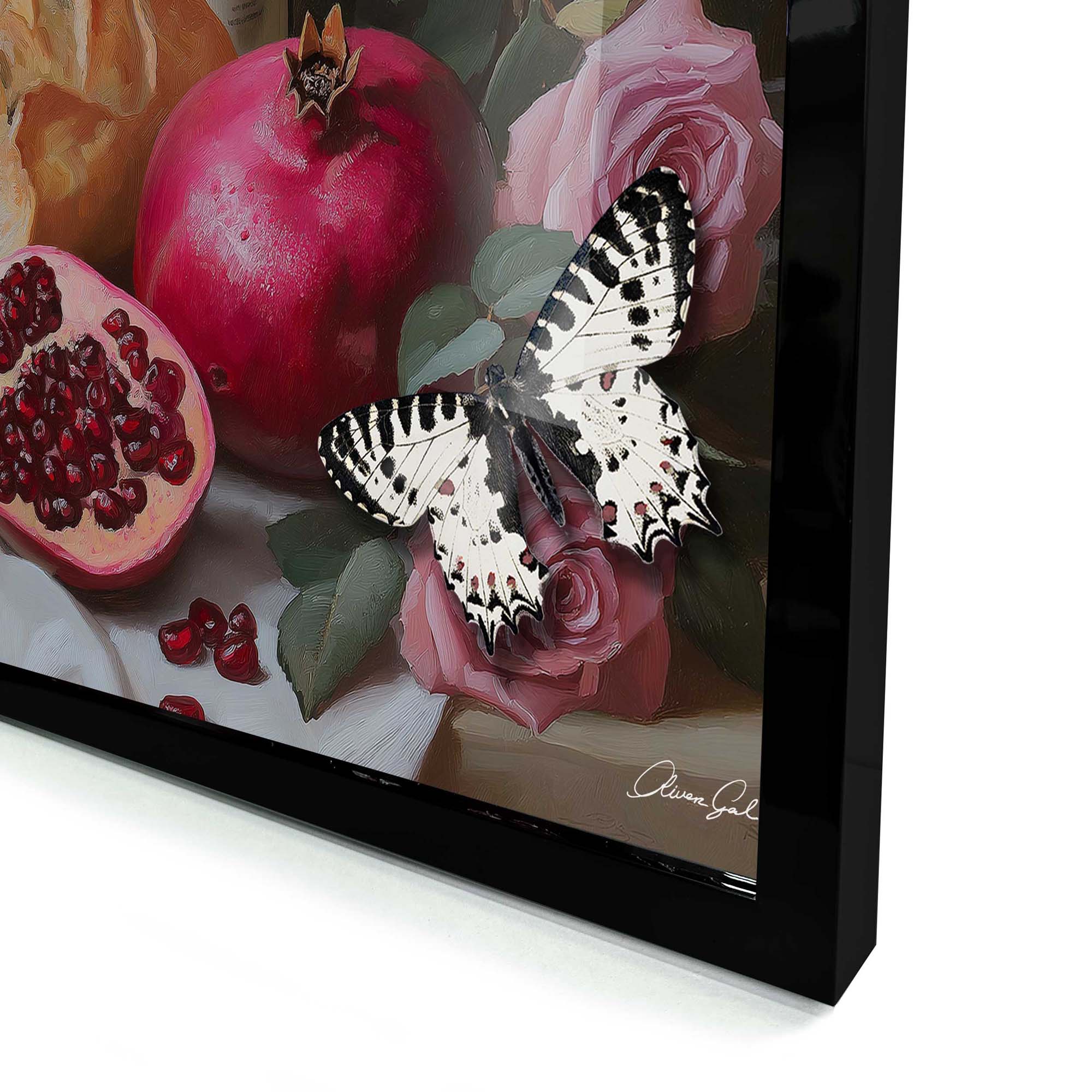 Fruits of the Vine - With 3-D Butterflies