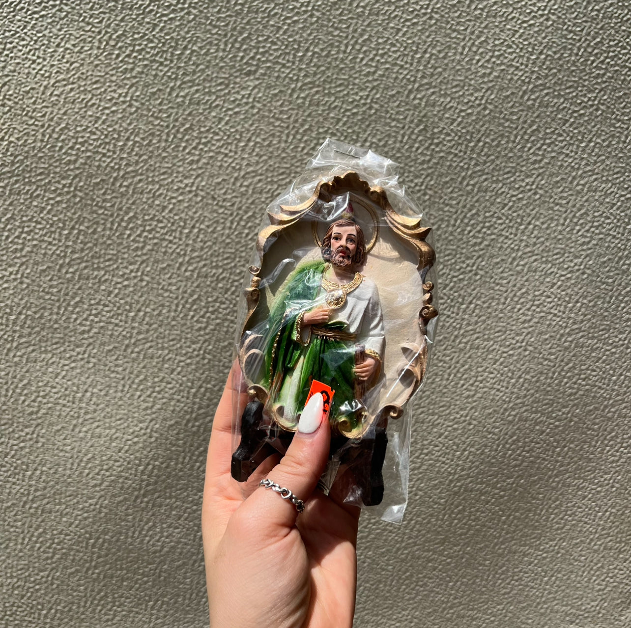 Small Saint Decor San Judas Y Virgen De Guadalupe