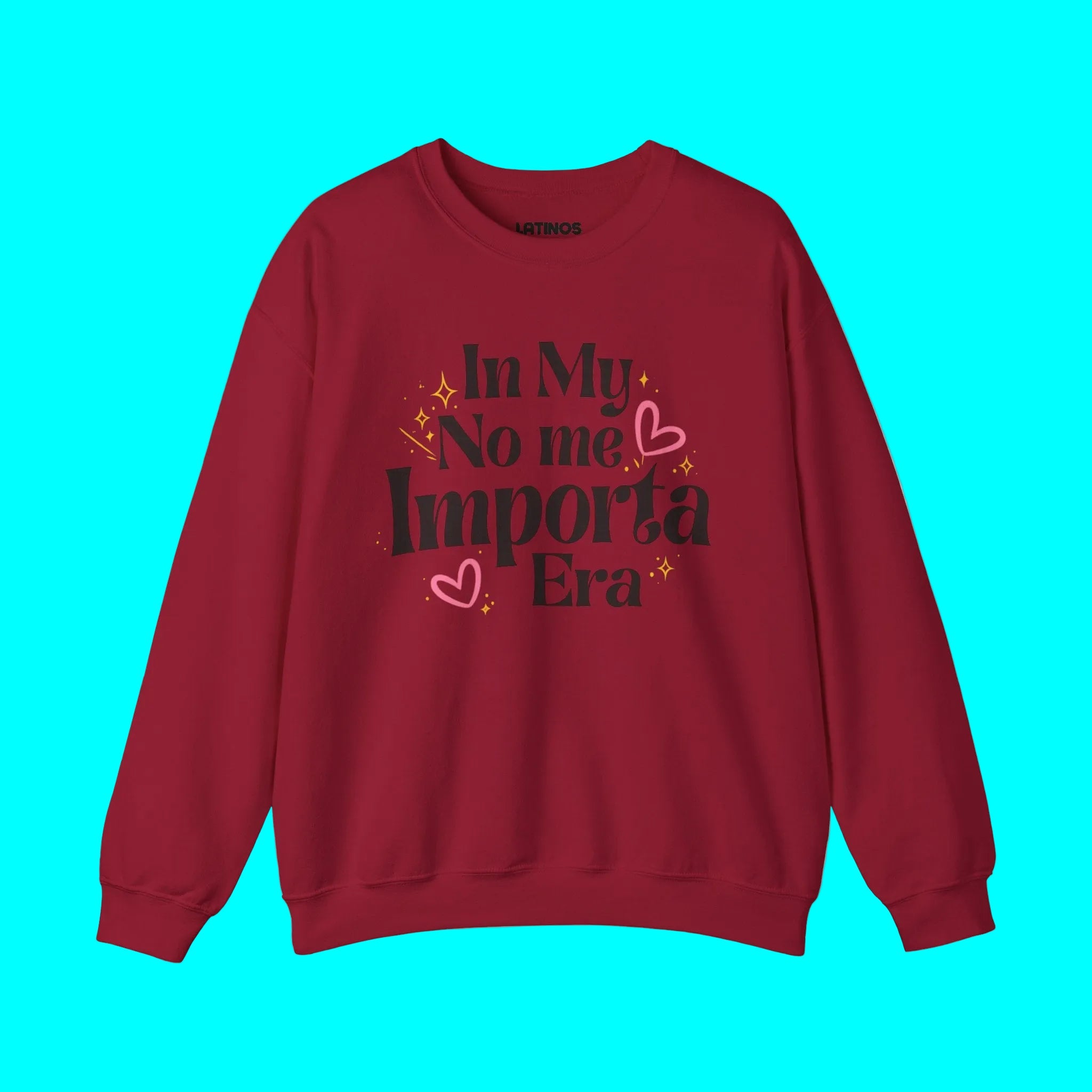 In My No Me Importa Era Crewneck Sweatshirt | Funny Latina Fleece-Lined Crewneck | 5 Colors