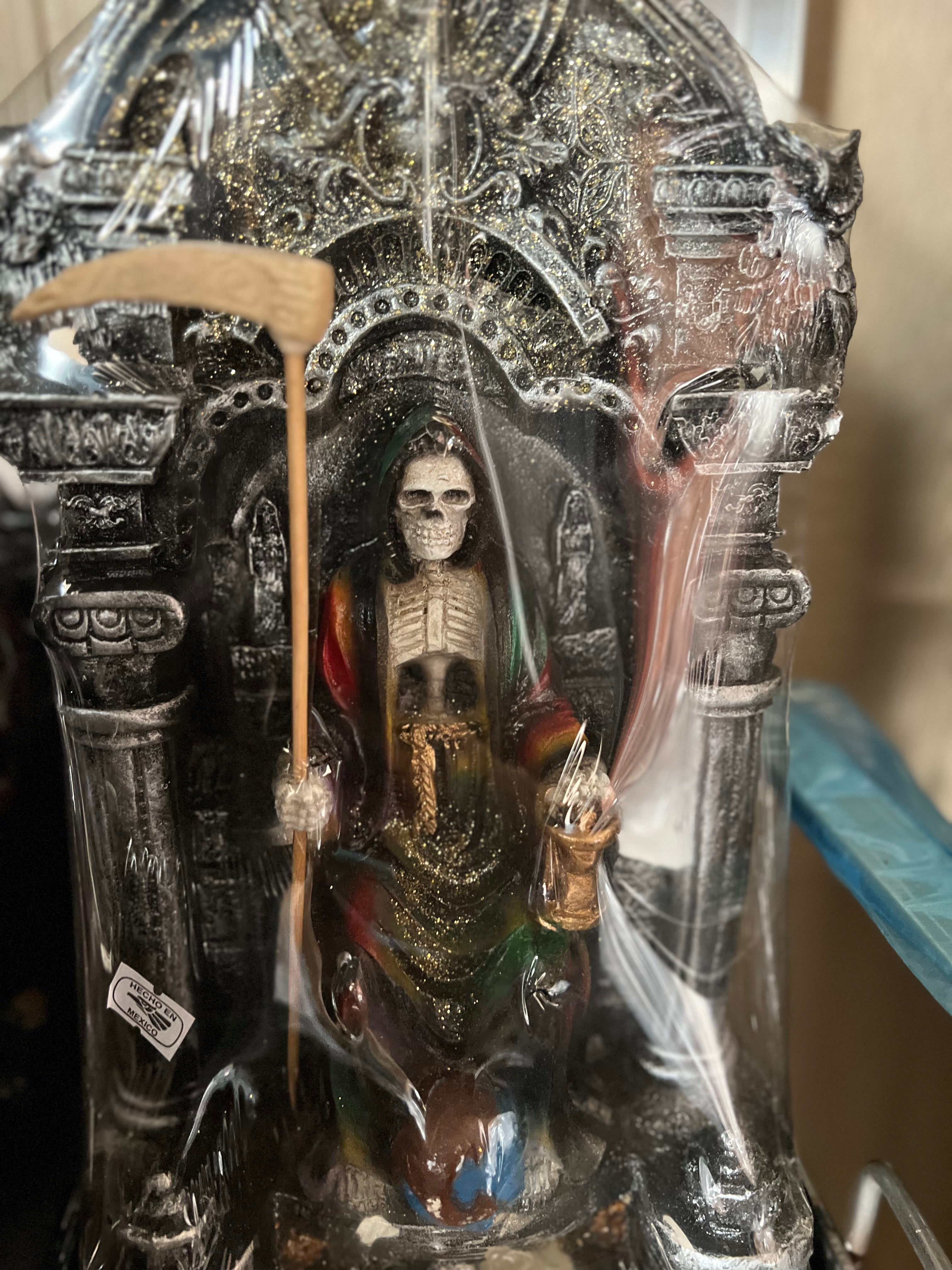 La Santa Muerte Statue Decor