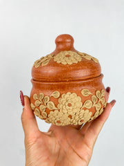 Velasco Oaxaca Red Clay Sugar Bowl - Azucarera Barro