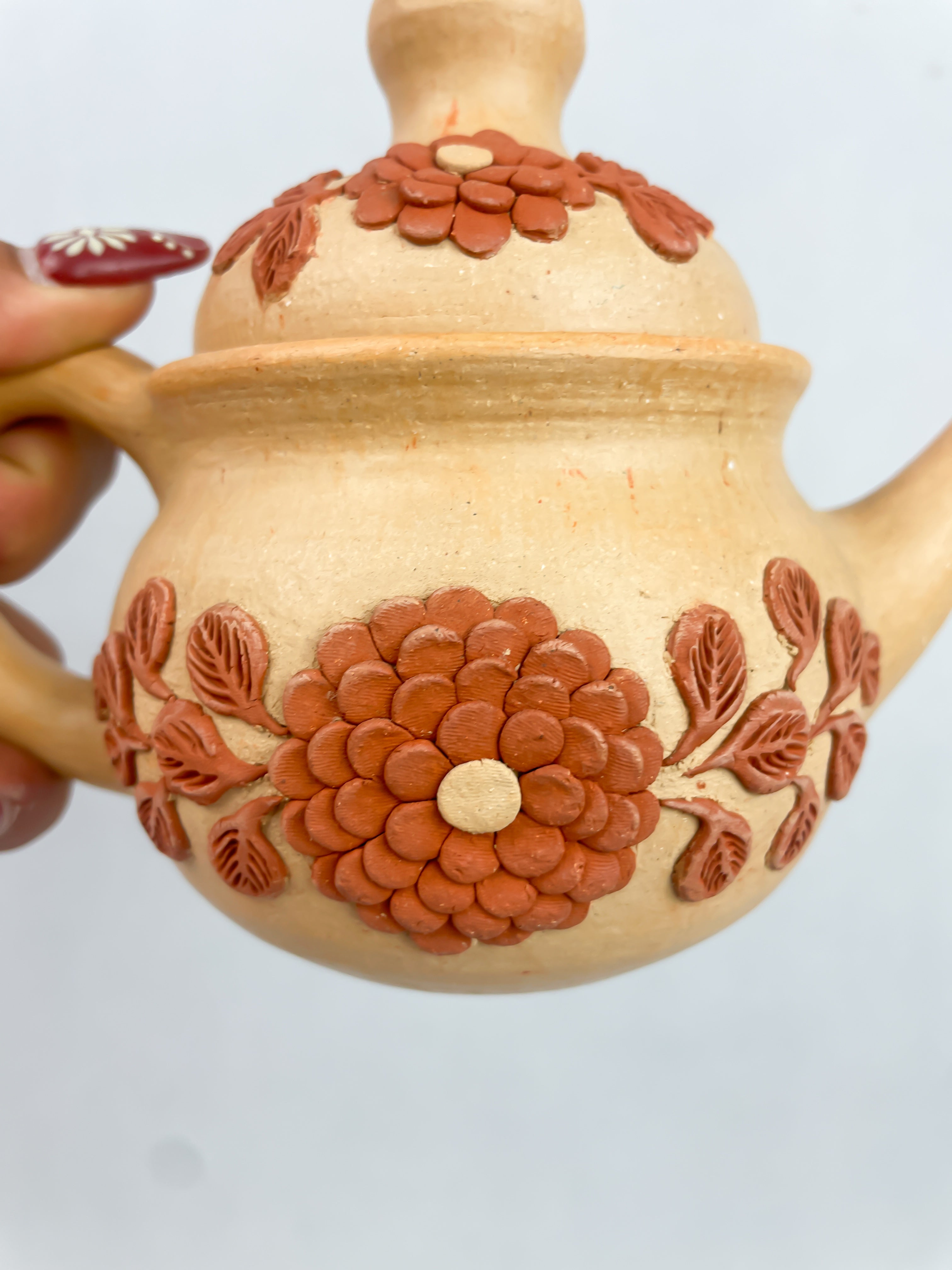 Velasco Oaxaca Red Clay Tea Pot - Tetera Barro
