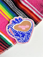 Cafecito time sticker