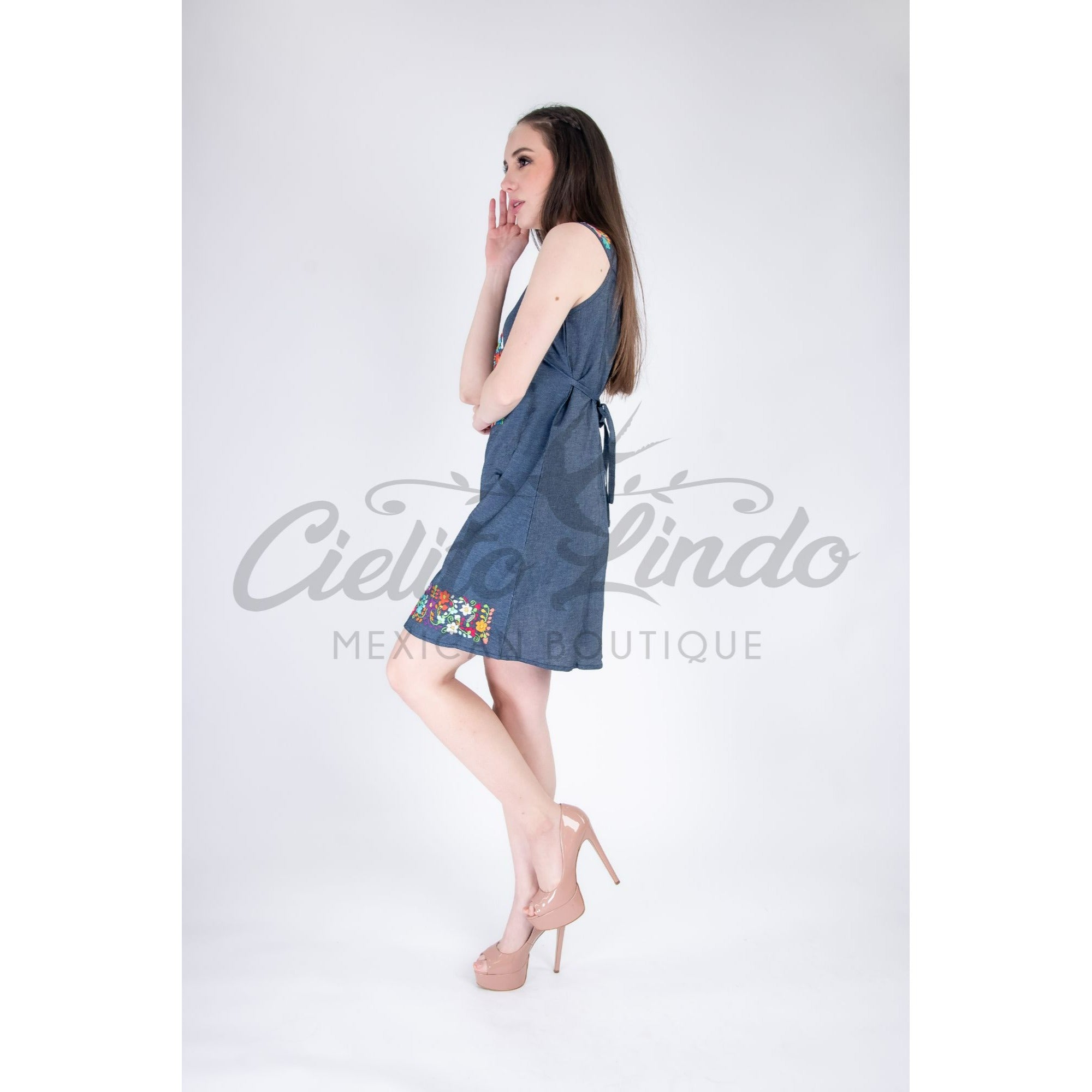 Mexican Denim Cleo Dress