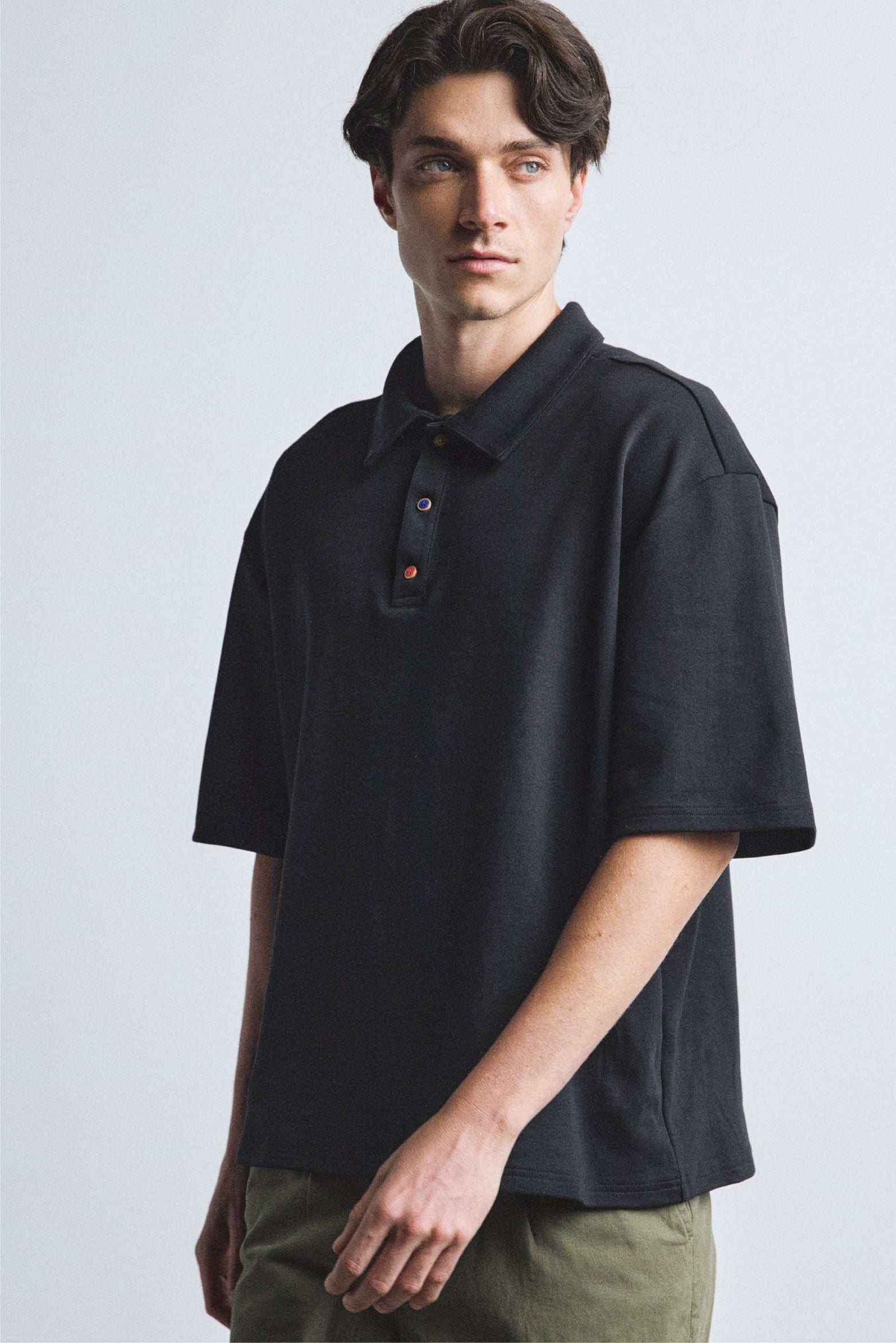 Spring short sleeve polo for men