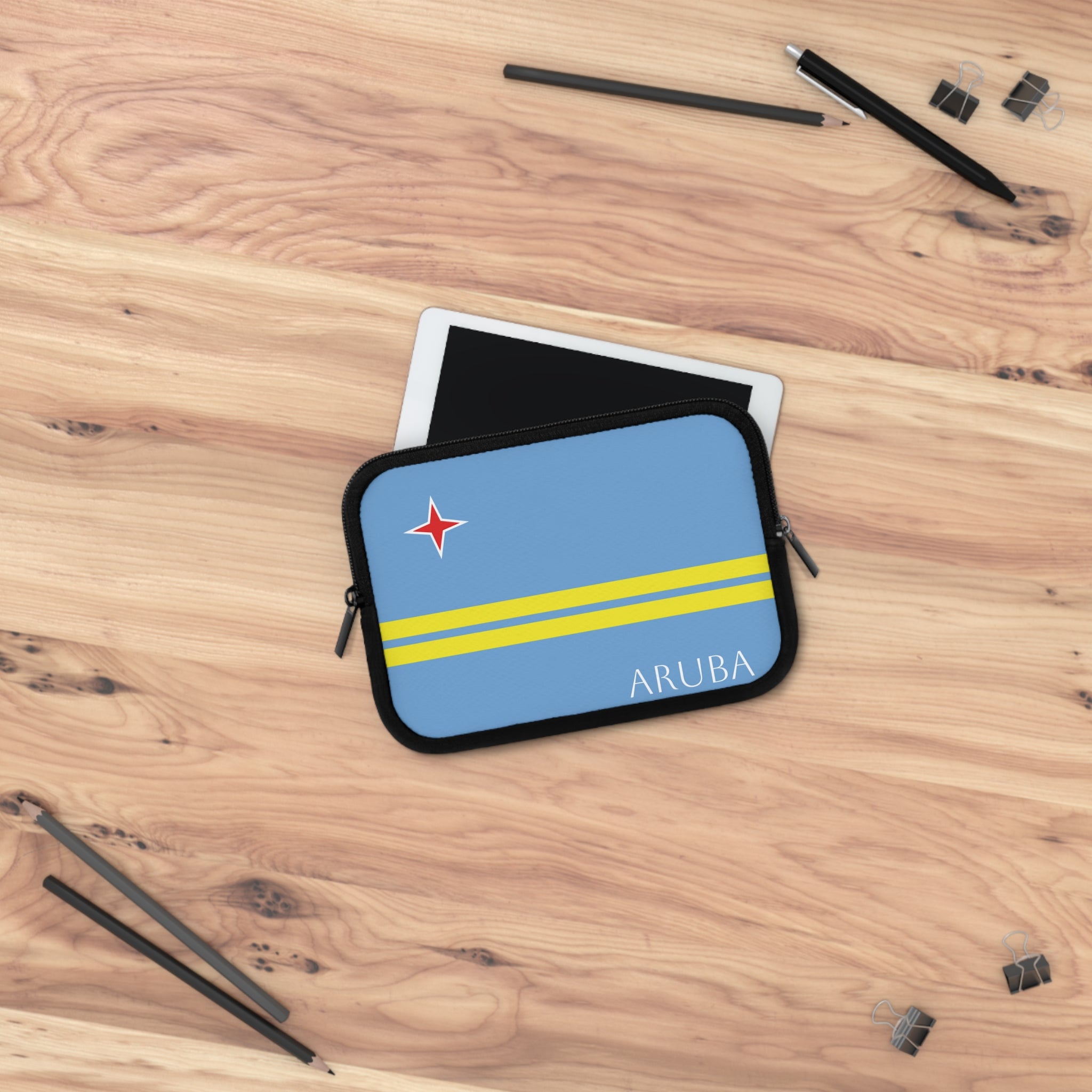 Aruba Flag Laptop Sleeve Case