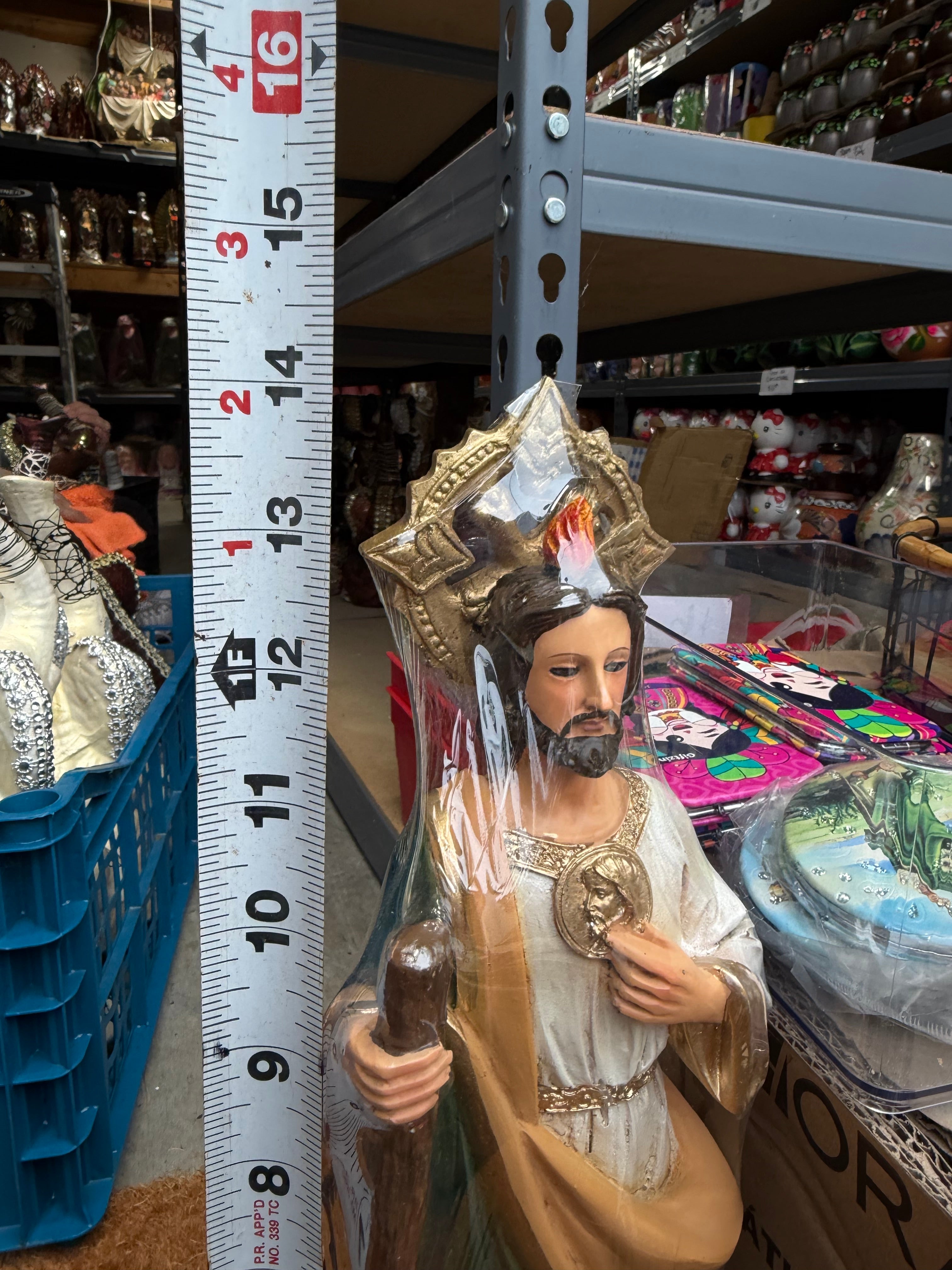 San Judas 14in Decor Statue