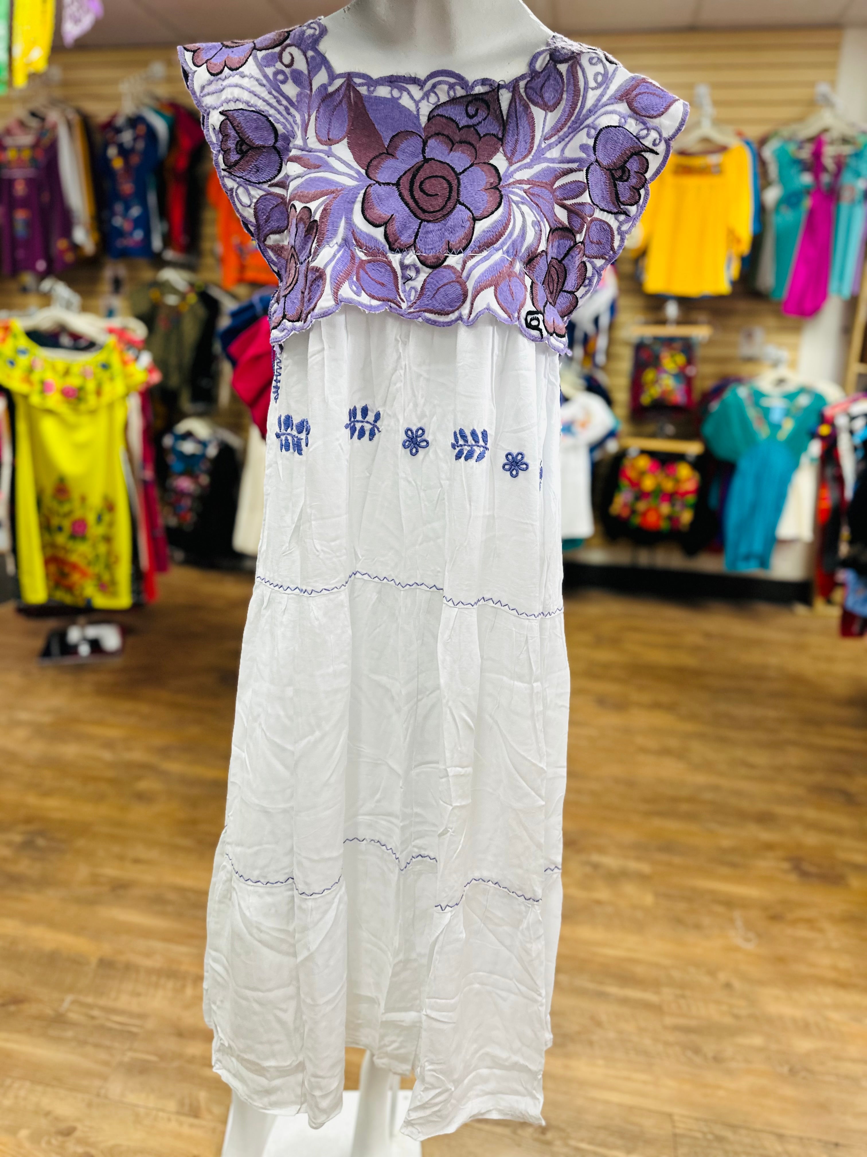 Camelia Maxi Embroidered Dress